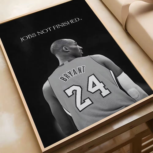 Athlete Inspirational Quotation Poster Home Gym Football Basketball Prints Wall Stickers Paintings for Home Living Room Decor